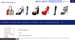 Desktop Screenshot of obuv-trendy.cz