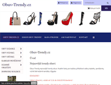 Tablet Screenshot of obuv-trendy.cz